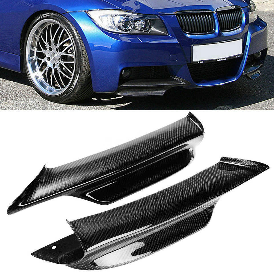 For 06-08 BMW E90 E91 Carbon Fiber Front Spoiler Rear Splitter UV Resist PRO